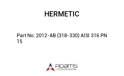 2012-AB (318-330) AISI 316 PN 15