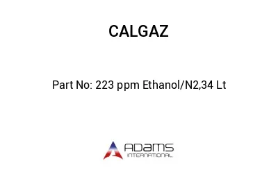 223 ppm Ethanol/N2,34 Lt