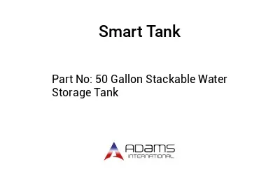 50 Gallon Stackable Water Storage Tank