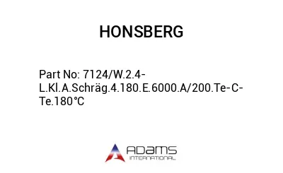 7124/W.2.4-L.Kl.A.Schräg.4.180.E.6000.A/200.Te-C-Te.180°C