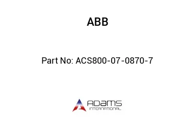 ACS800-07-0870-7