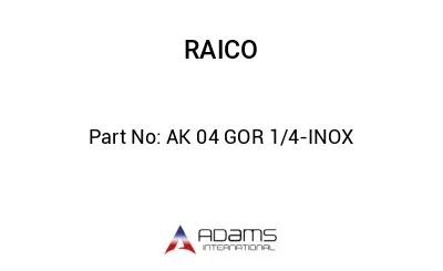 AK 04 GOR 1/4-INOX