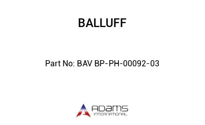 BAV BP-PH-00092-03									