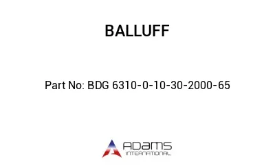 BDG 6310-0-10-30-2000-65									