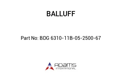 BDG 6310-11B-05-2500-67									