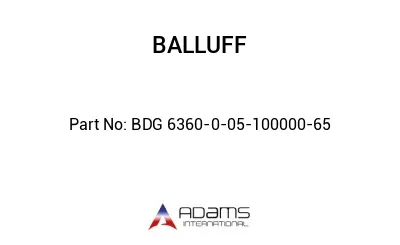 BDG 6360-0-05-100000-65									