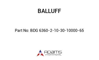 BDG 6360-2-10-30-10000-65									