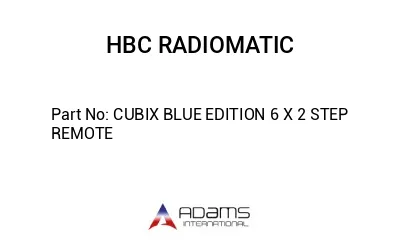 CUBIX BLUE EDITION 6 X 2 STEP REMOTE