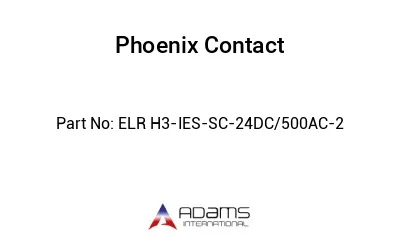 ELR H3-IES-SC-24DC/500AC-2