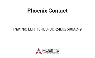 ELR H3-IES-SC-24DC/500AC-9