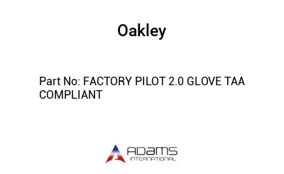 FACTORY PILOT 2.0 GLOVE TAA COMPLIANT