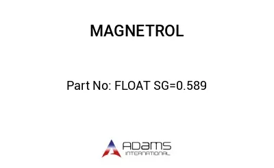 FLOAT SG=0.589