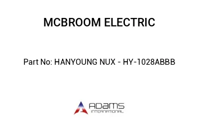 HANYOUNG NUX - HY-1028ABBB