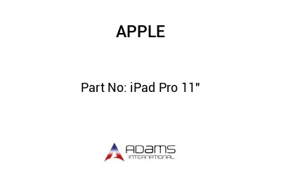 iPad Pro 11"