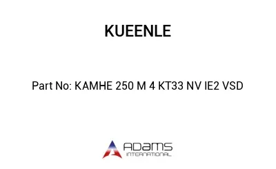 KAMHE 250 M 4 KT33 NV IE2 VSD