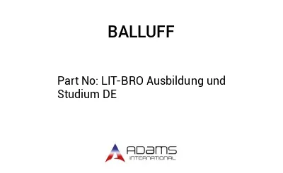 LIT-BRO Ausbildung und Studium DE									