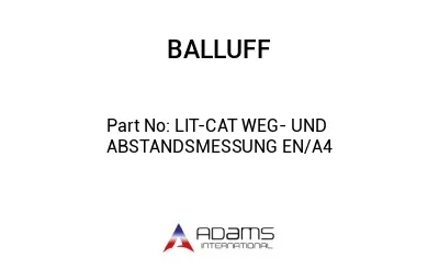 LIT-CAT WEG- UND ABSTANDSMESSUNG EN/A4									