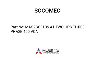 MAS2BC310S A1 TWO UPS THREE PHASE 400 VCA