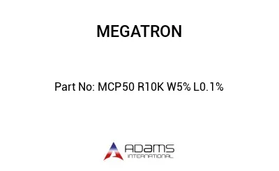 MCP50 R10K W5% L0.1%