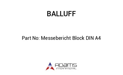 Messebericht Block DIN A4									