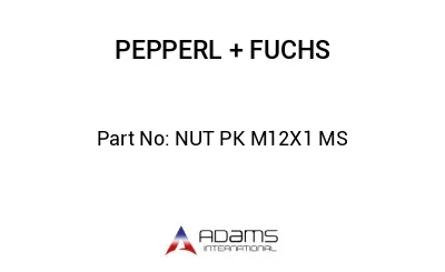 NUT PK M12X1 MS