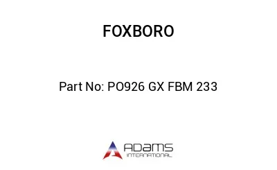 PO926 GX FBM 233