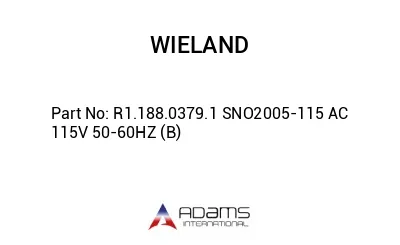 R1.188.0379.1 SNO2005-115 AC 115V 50-60HZ (B)