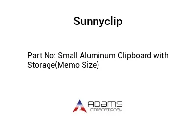 Small Aluminum Clipboard with Storage(Memo Size)