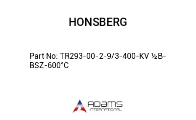 TR293-00-2-9/3-400-KV ½B-BSZ-600°C